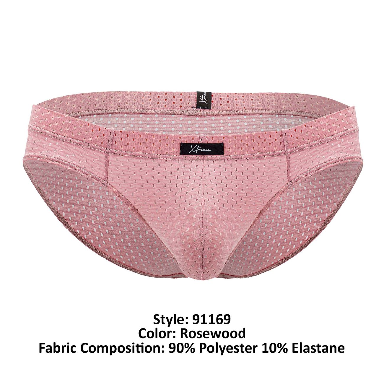 Xtremen 91169 Mesh Briefs Color Rosewood - DealByEthan.gay loves Xtremen