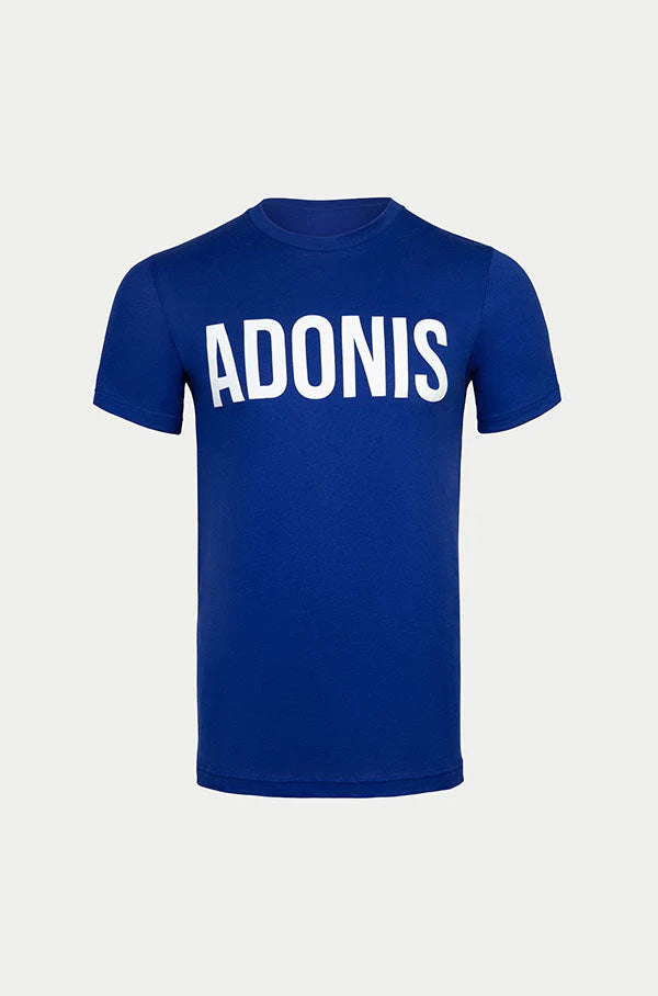 ADONIS Logo Blue T-Shirt: Embrace Your Style!