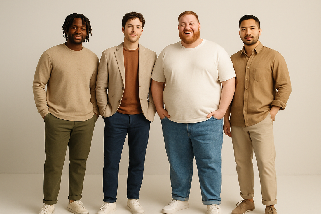 Body Positivity in Men's Fashion: Embracing All Shapes
