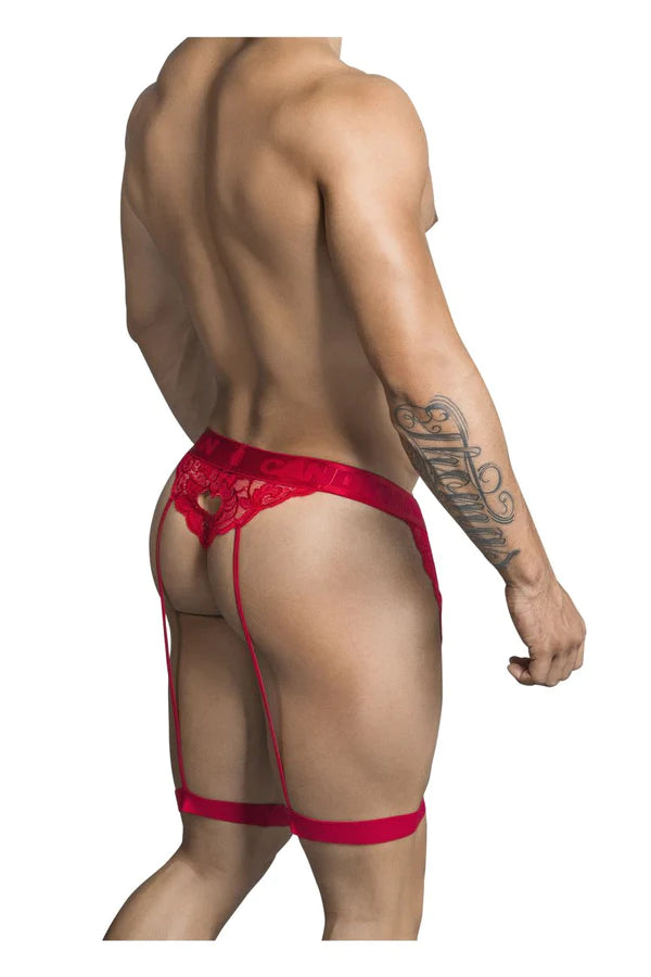 Indulge in the Captivating Allure of CandyMan 99310 Thongs in Red