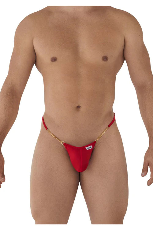 CandyMan 99586 Chain G-String Color Red: Making a Statement in Style and Comfort