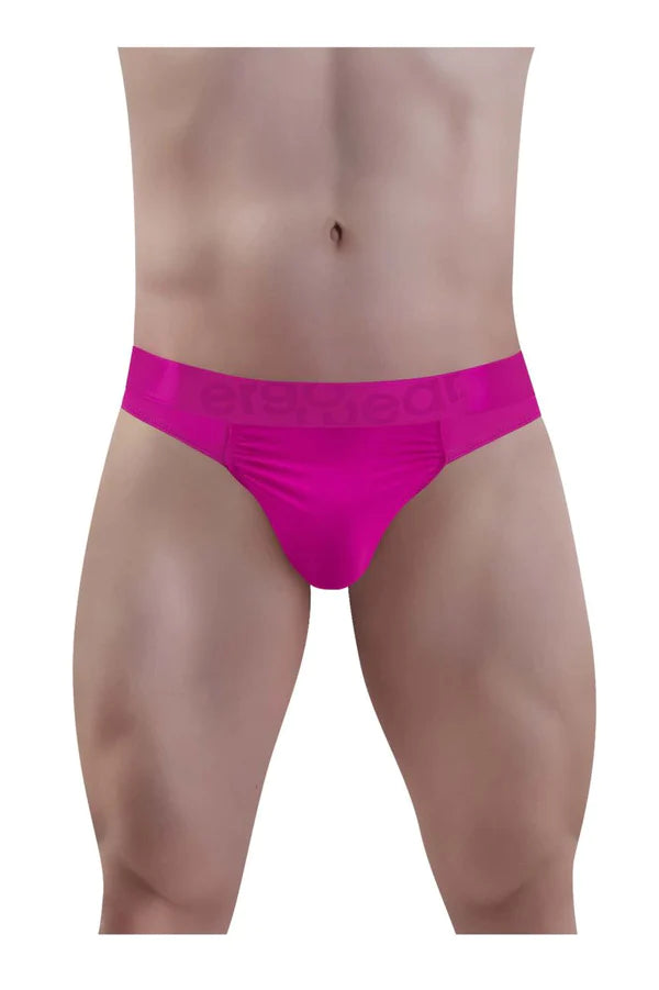 Vibrant fuchsia gay briefs with smooth stretchy fabric and wide waistband for ultimate style and fit