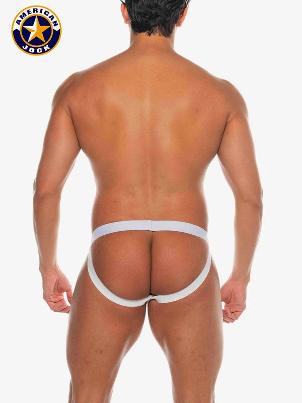White american jock brand briefs with a snug supportive design featured in a j basics suspensory jockstrap article