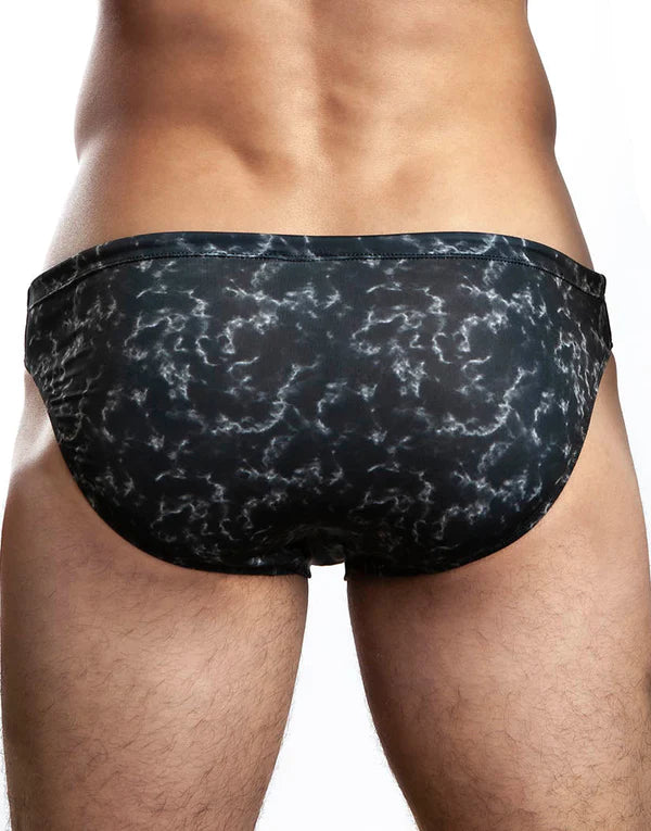 Jack Adams Marble Swim Brief 405-166: Making a Statement by the Pool