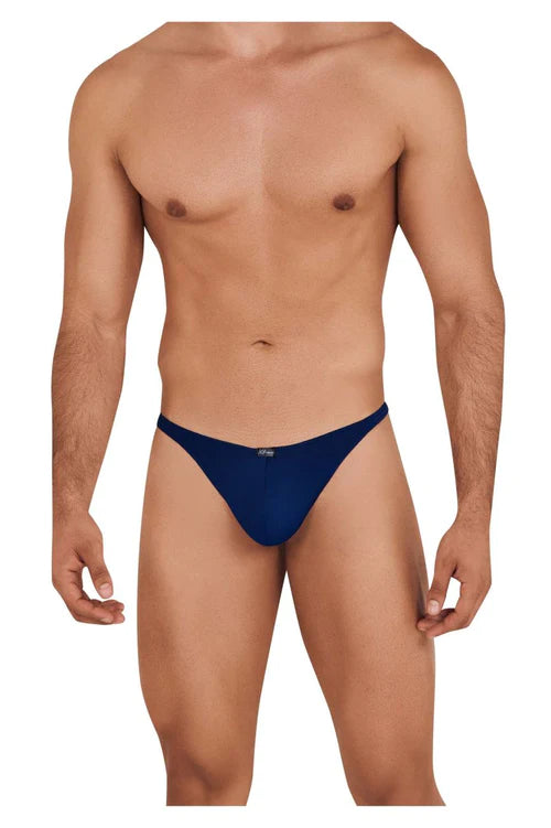 Navy blue Xtremen 91095 microfiber men’s briefs with subtle waistband logo for comfortable everyday wear