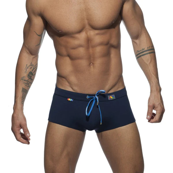 Stand Out with the Rainbow Swim Trunk
