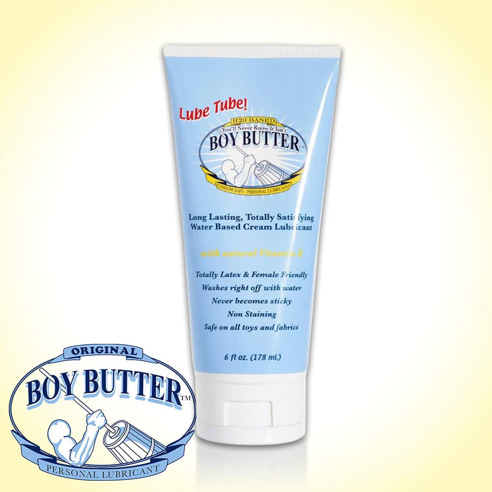 BOY BUTTER LUBE TUBE - H2O: The Ultimate Water-Based Lubricant