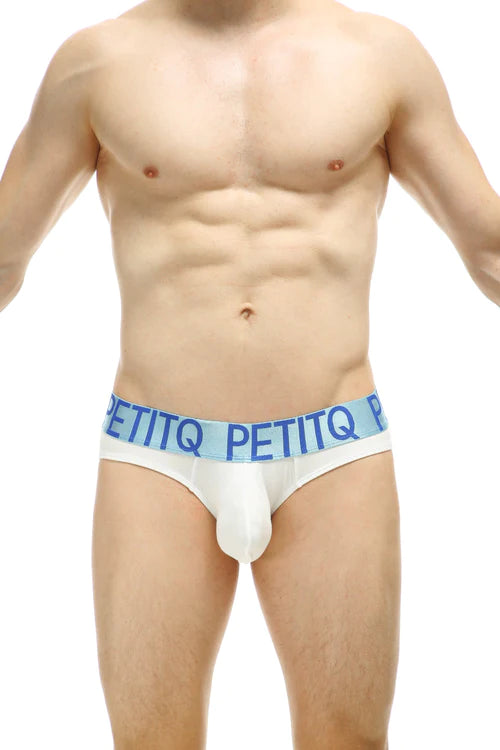 PetitQ Brief Protruder Organic Bamboo White