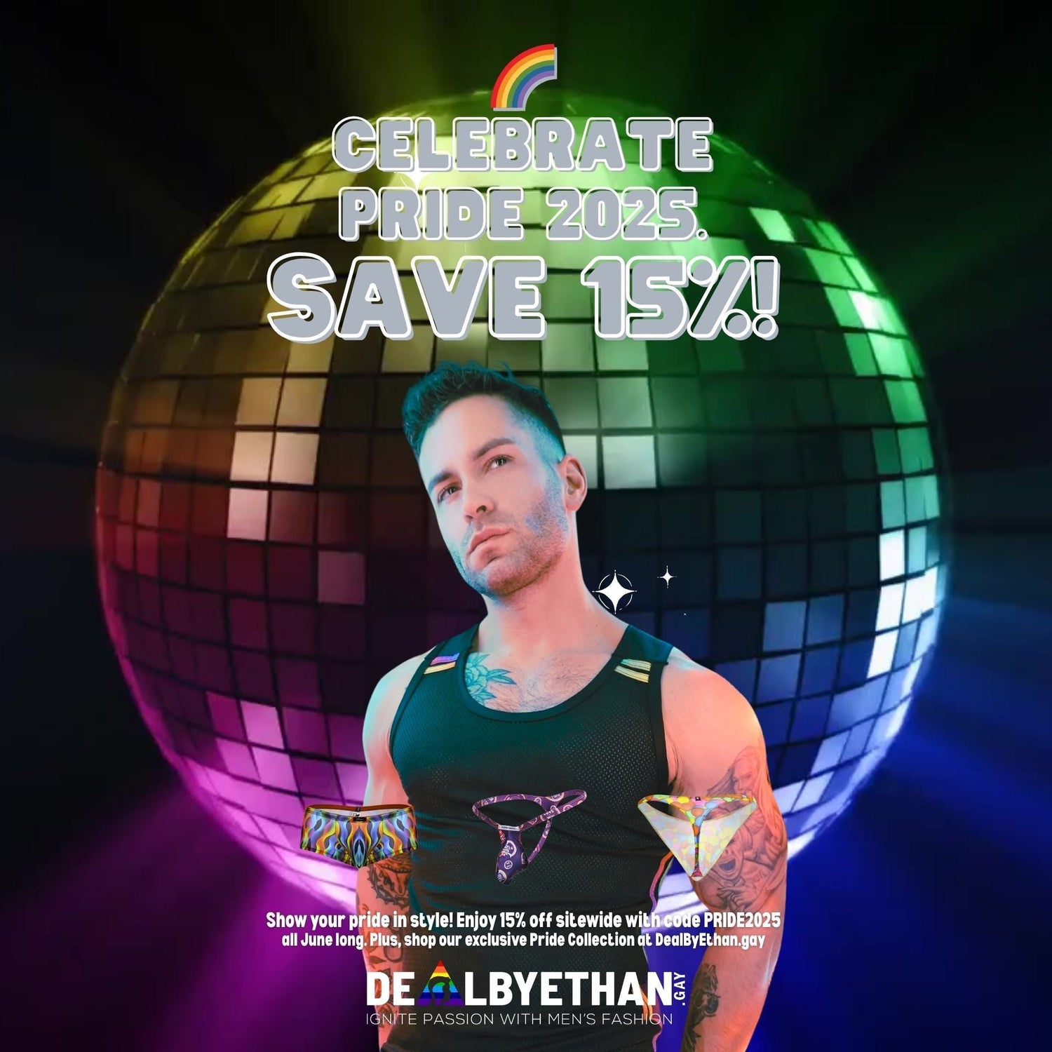 🌈 Celebrate Pride Month with DealByEthan.gay – 15% Off All June! 🔥