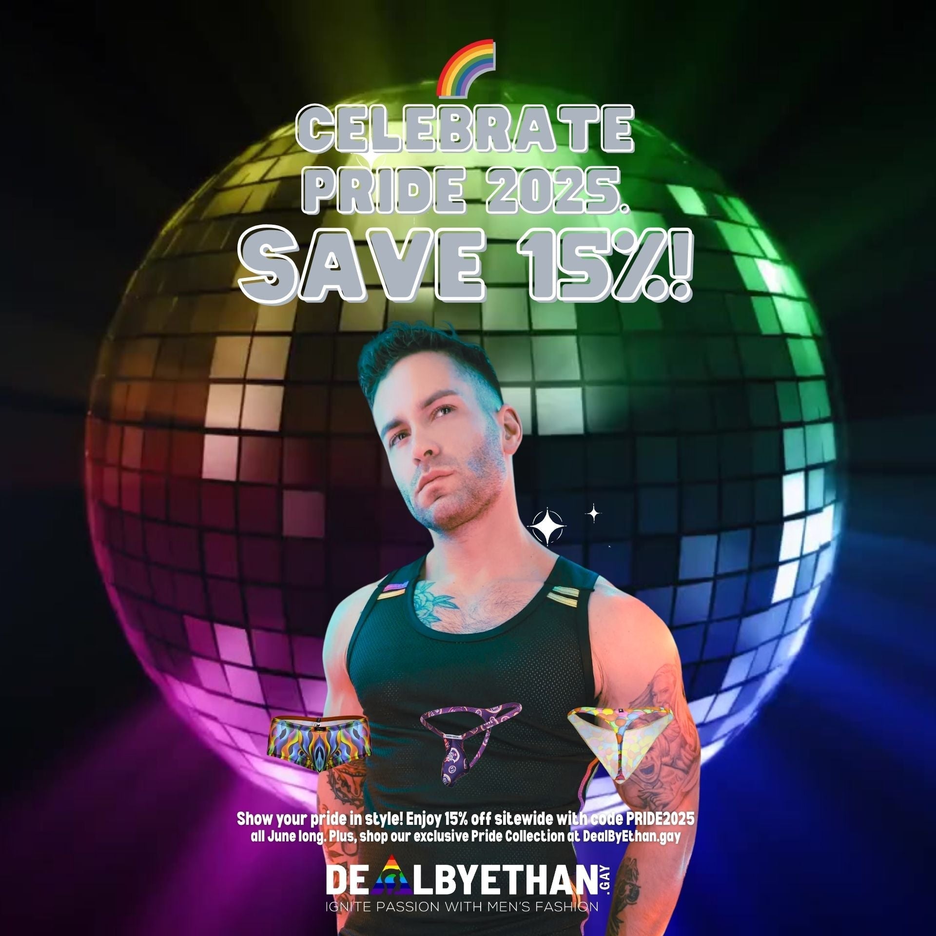 🌈 Celebrate Pride Month with DealByEthan.gay – 15% Off All June! 🔥