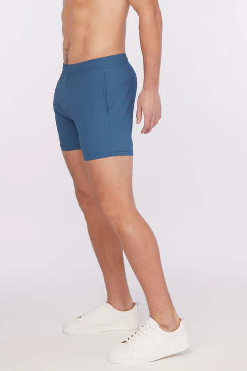 ST33LE Textured Stretch Performance Short - Blue Marine