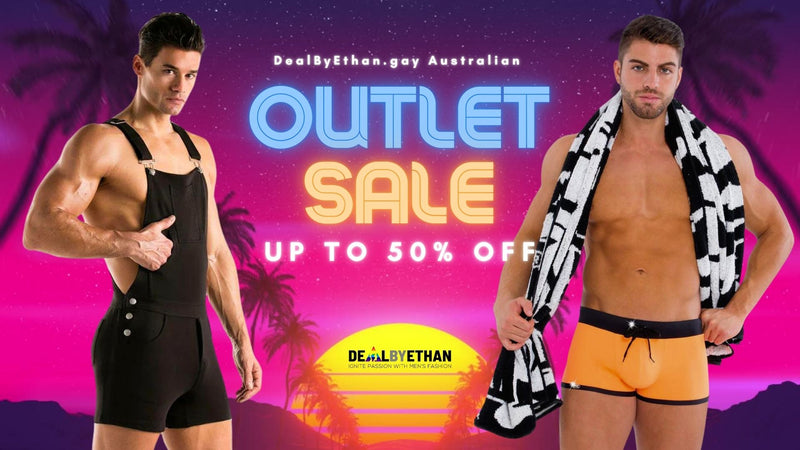 Black sleeveless overalls with adjustable straps and button closures from the outlet edit gay men’s fashion clearance australia