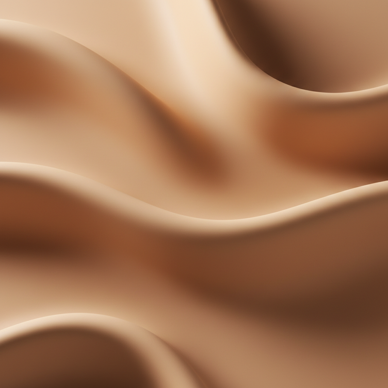 Soft flowing beige fabric with gentle folds and smooth satin texture from curve toys collection