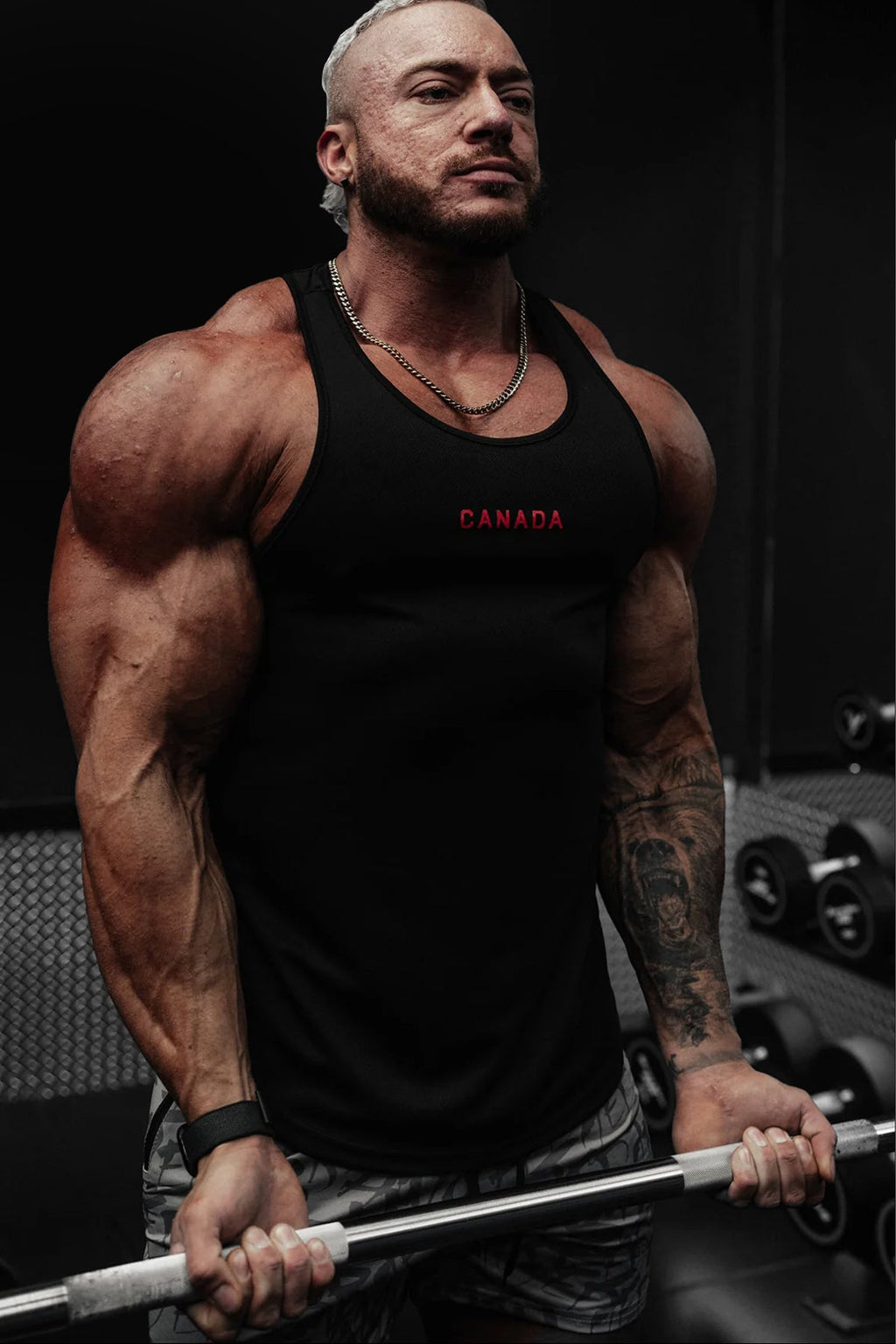 Jed North Men's Fast-Dry Bodybuilding Workout Stringer - OH CANADA