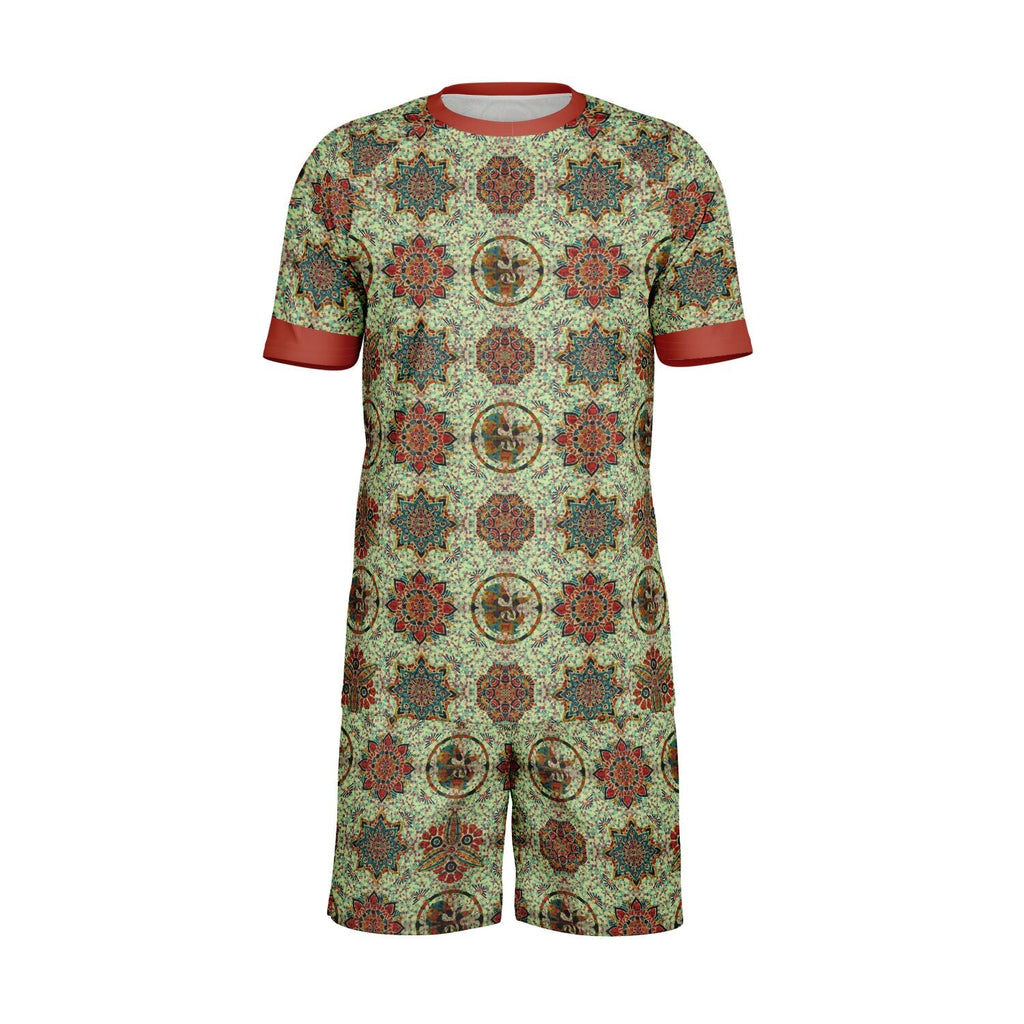 Maris Equi Mosaic Print Shorts and Top Set For Men