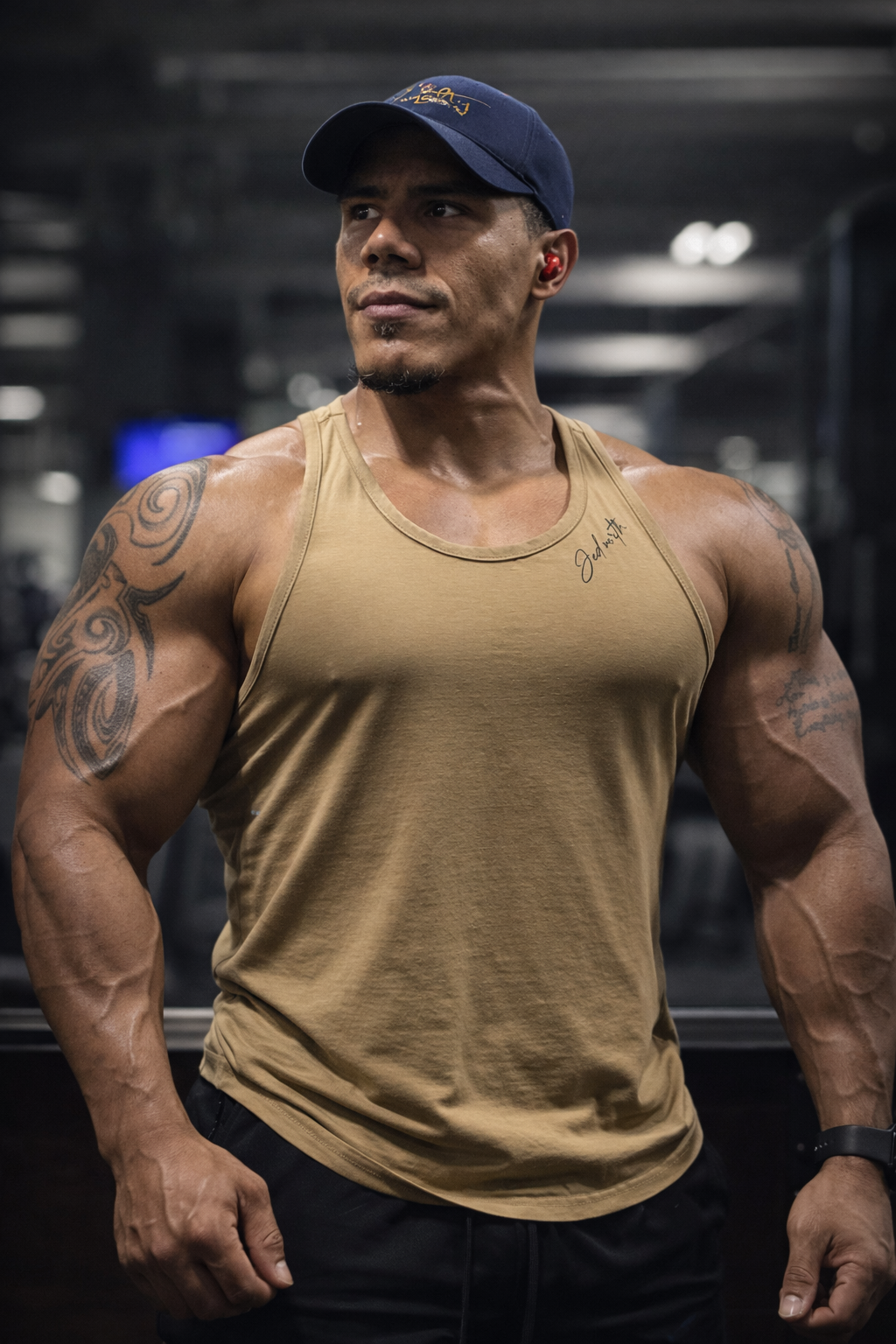 Jed North Men's Flex Training Stringer - Tan