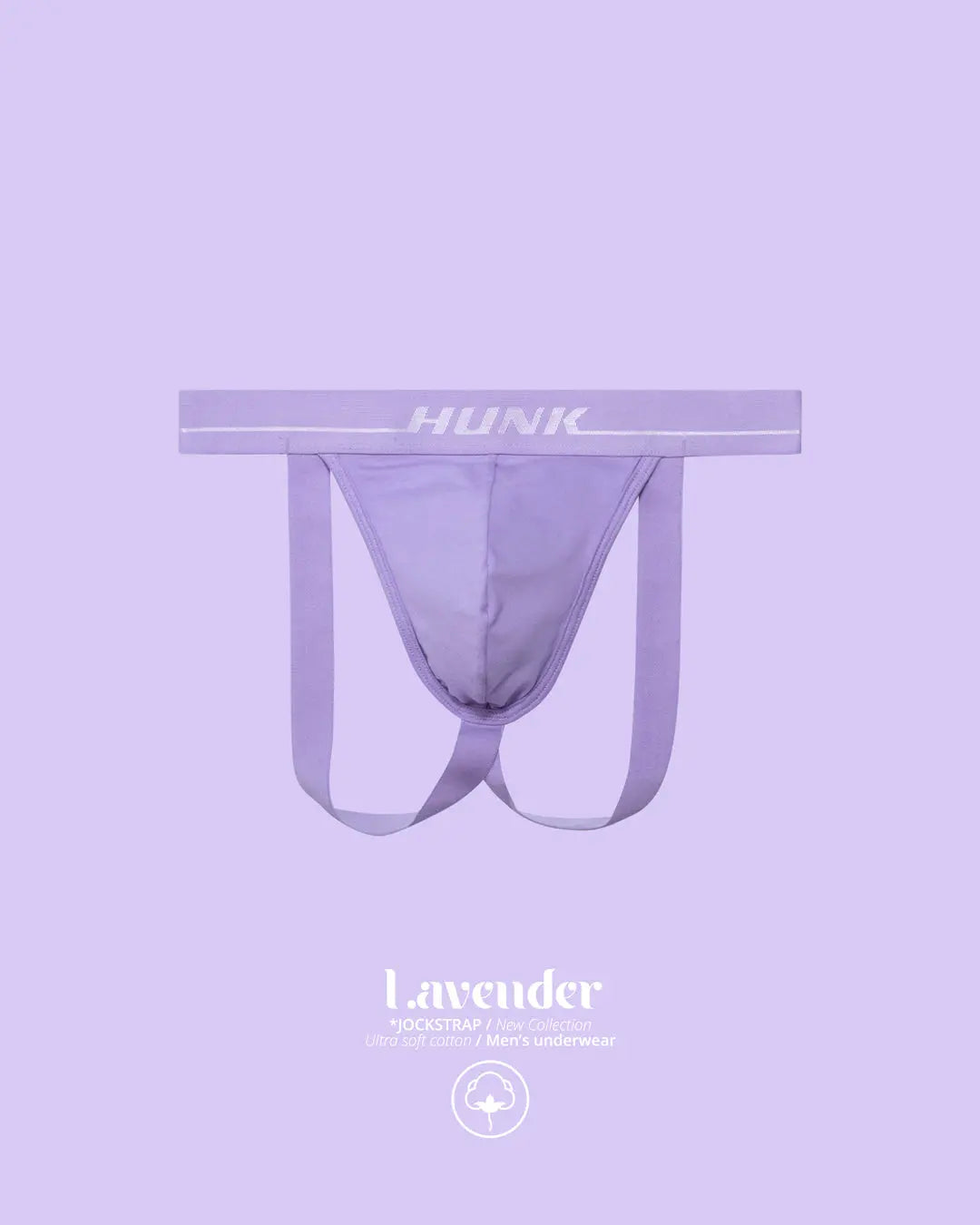 Lavendelfarbener Jockstrap 