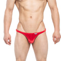 MetroMaleWear Oceano Thong Red Velvet 1032-12