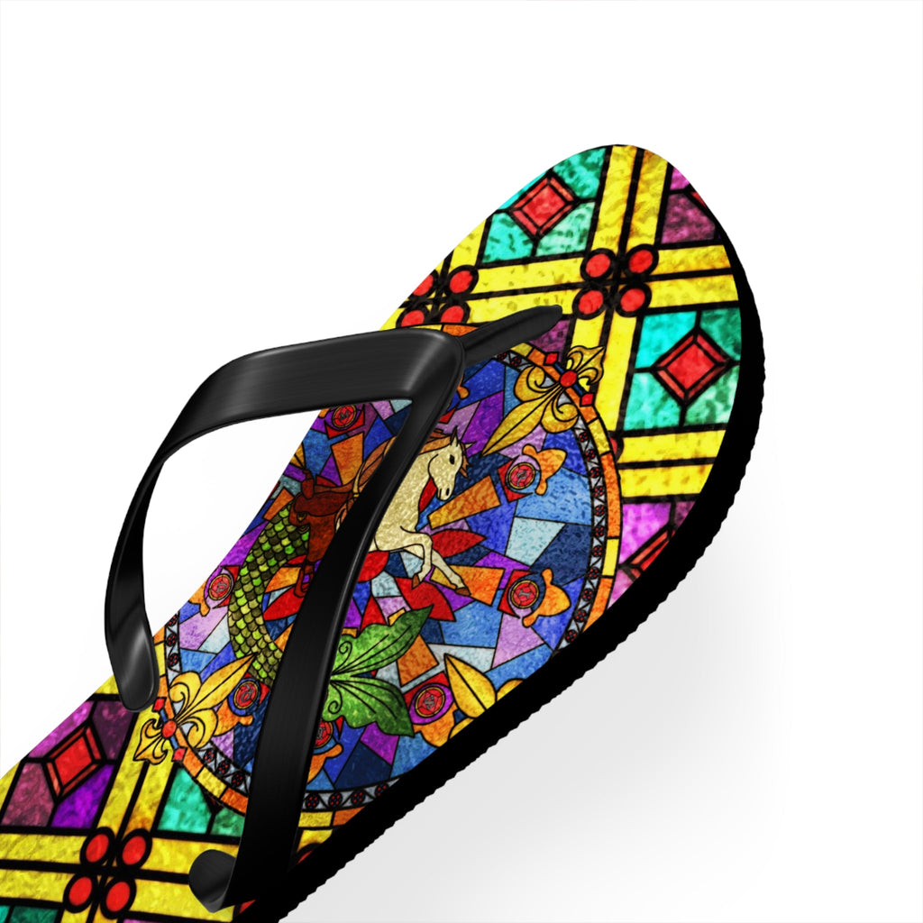 Maris Equi Men's Stained Glass Flip-Flops