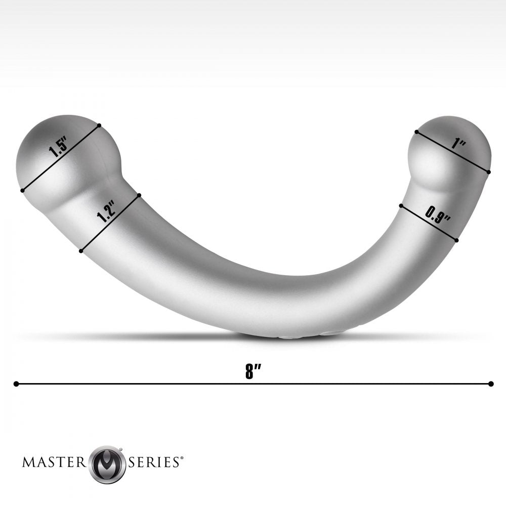 Consolador vibrador de silicona de doble punta Vibra-Crescent (10 unidades)