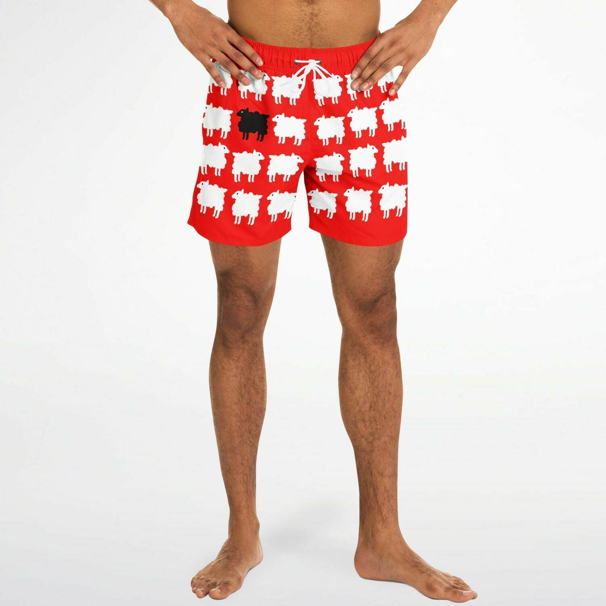 Maris Equi Black Sheep Diana Inspired Men's Swim Shorts / Trunks