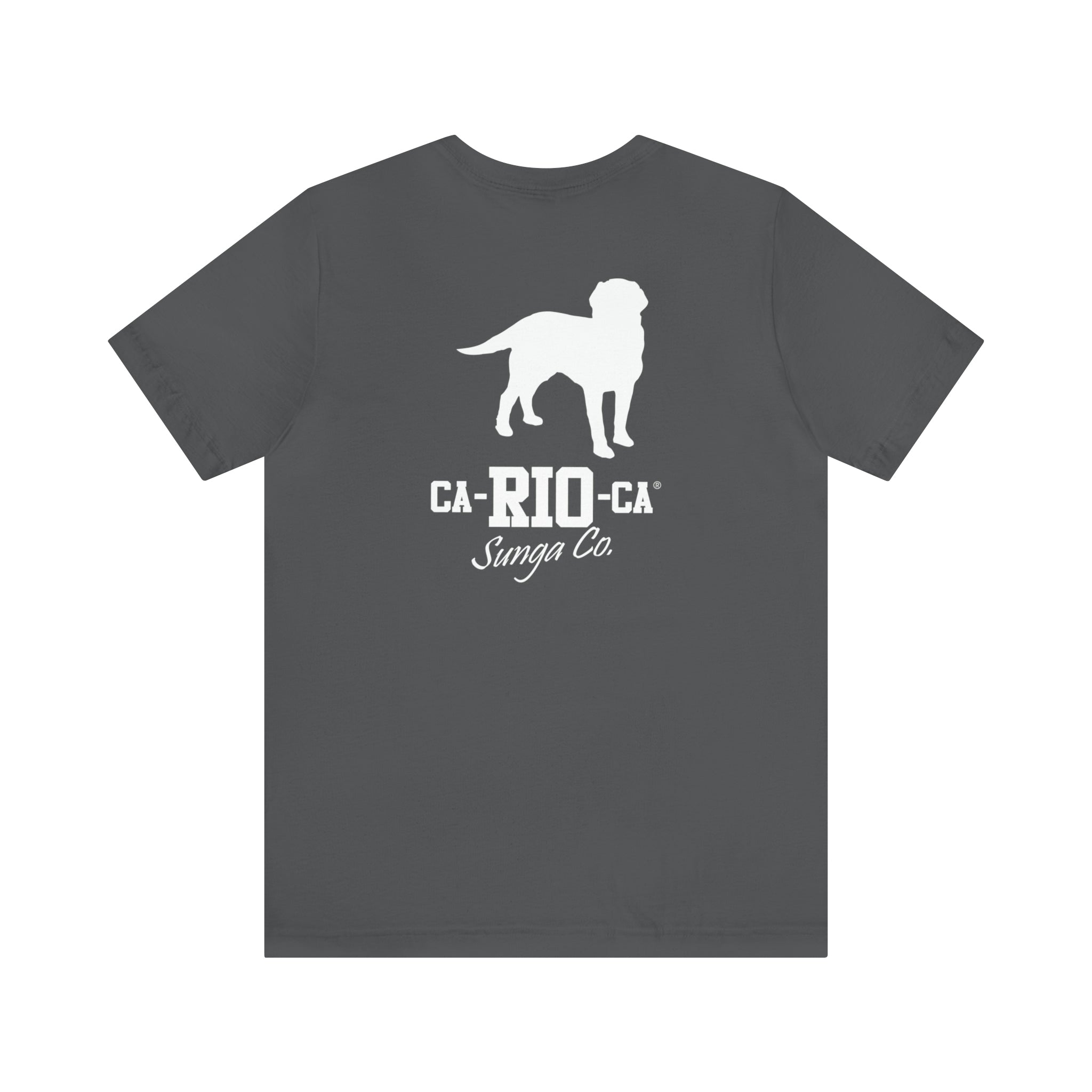 CA-RIO-CA LOGOTIPO WEISSES PRINT-T-SHIRT - HERREN-TANKTOP