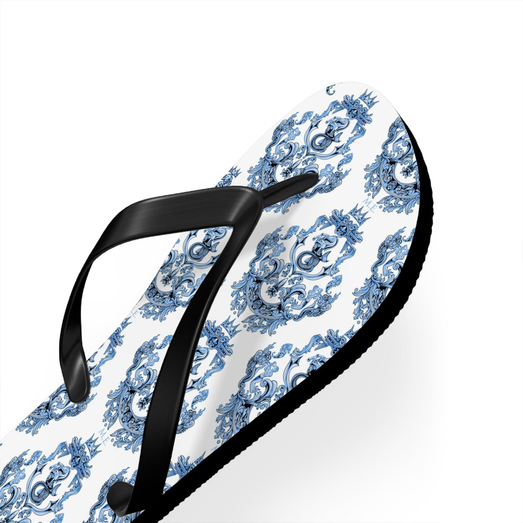 Maris Equi Men's Blue Baroque Flip-Flops