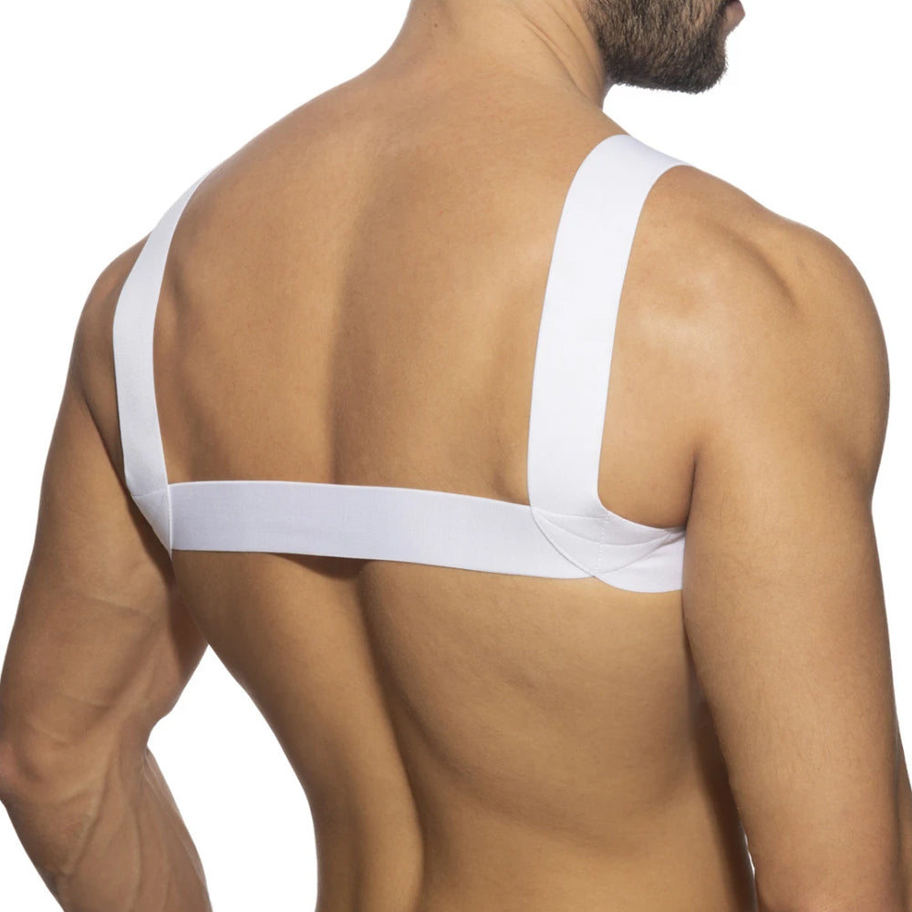 MetroMaleWear (M2W) Men's Logo Harness White 1200-00
