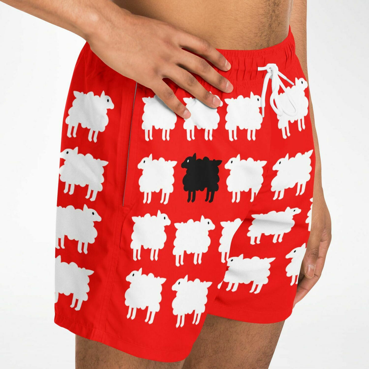 Maris Equi Black Sheep Diana Inspired Men's Swim Shorts / Trunks
