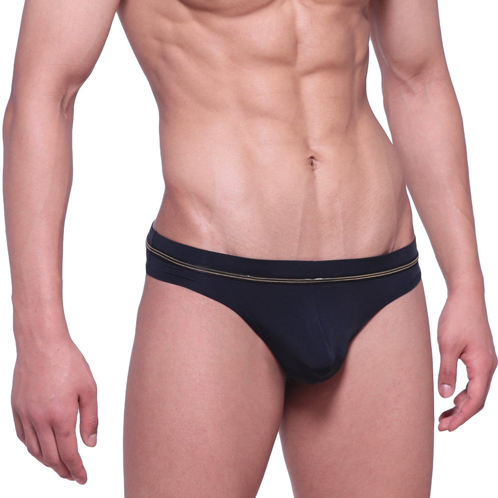 MetroMaleWear Faro Thong Black 1312-41