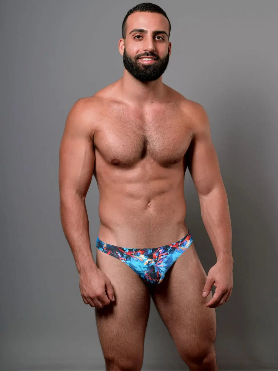 Doreanse Ropa Interior Hombre 1341-PRN Tanga Deep Sea Estampado