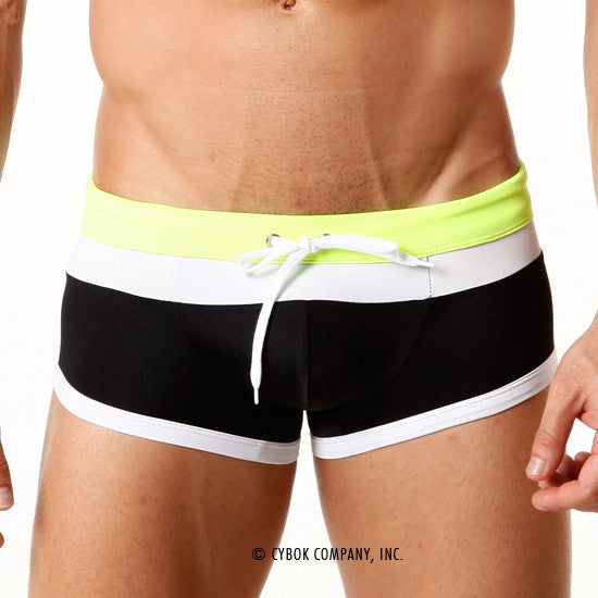 MetroMaleWear Trio Swim Trunk Black 4913-20