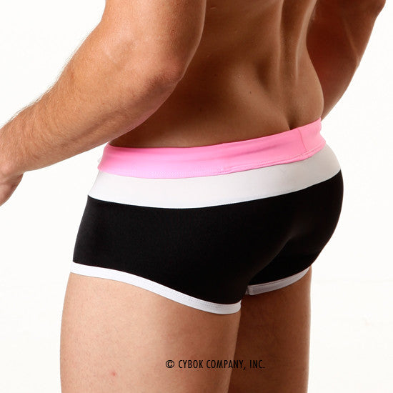 MetroMaleWear Trio Swim Trunk Pink 4913-02