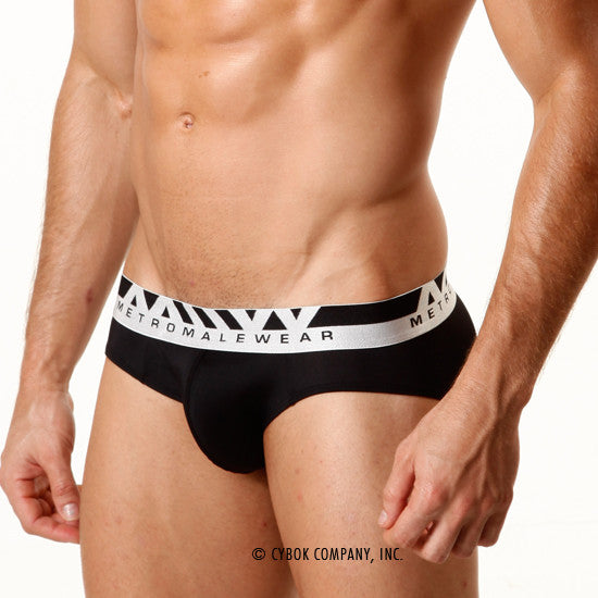 MetroMaleWear Microfiber Hip Brief Black 5003-20