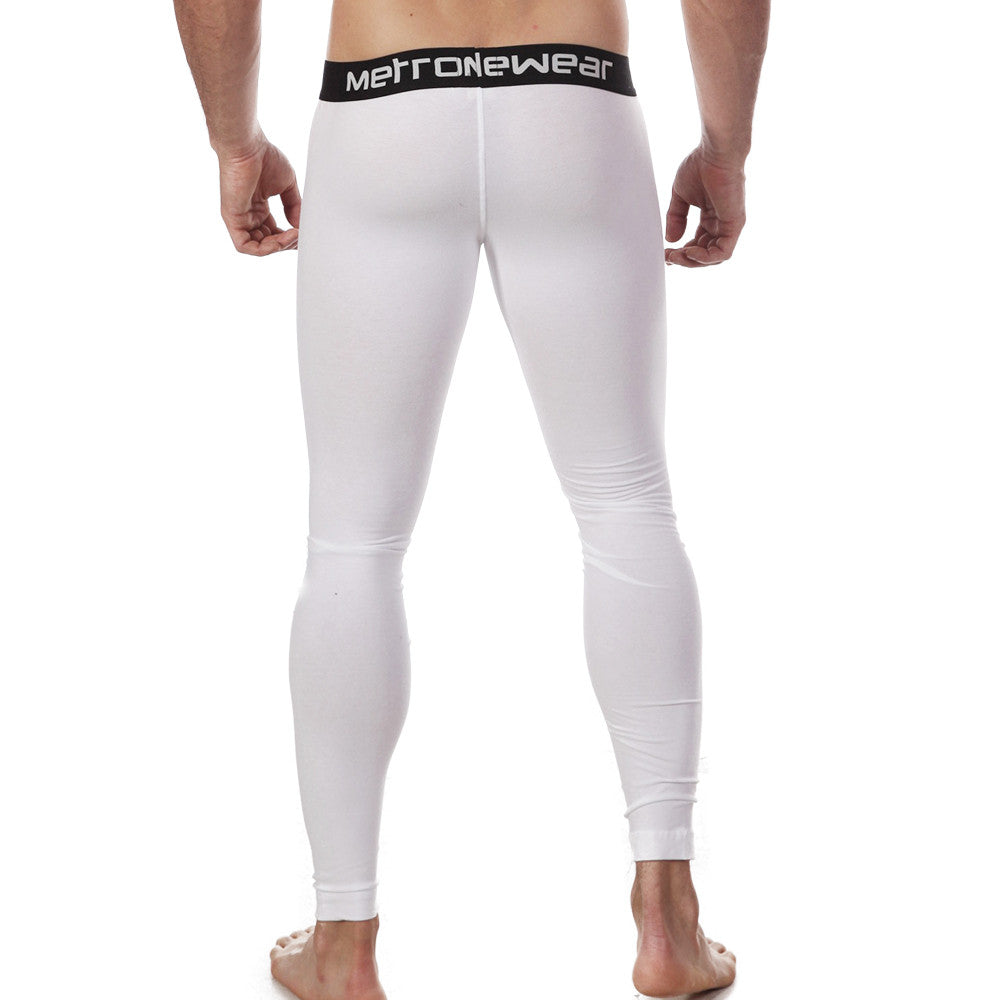 MetroMaleWear Perfect Scene Cotton Long John White 3052-00