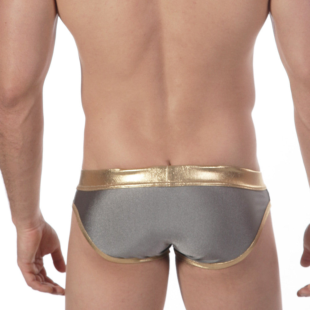 MetroMaleWear Empire Swim Brief Charcoal 4920-11
