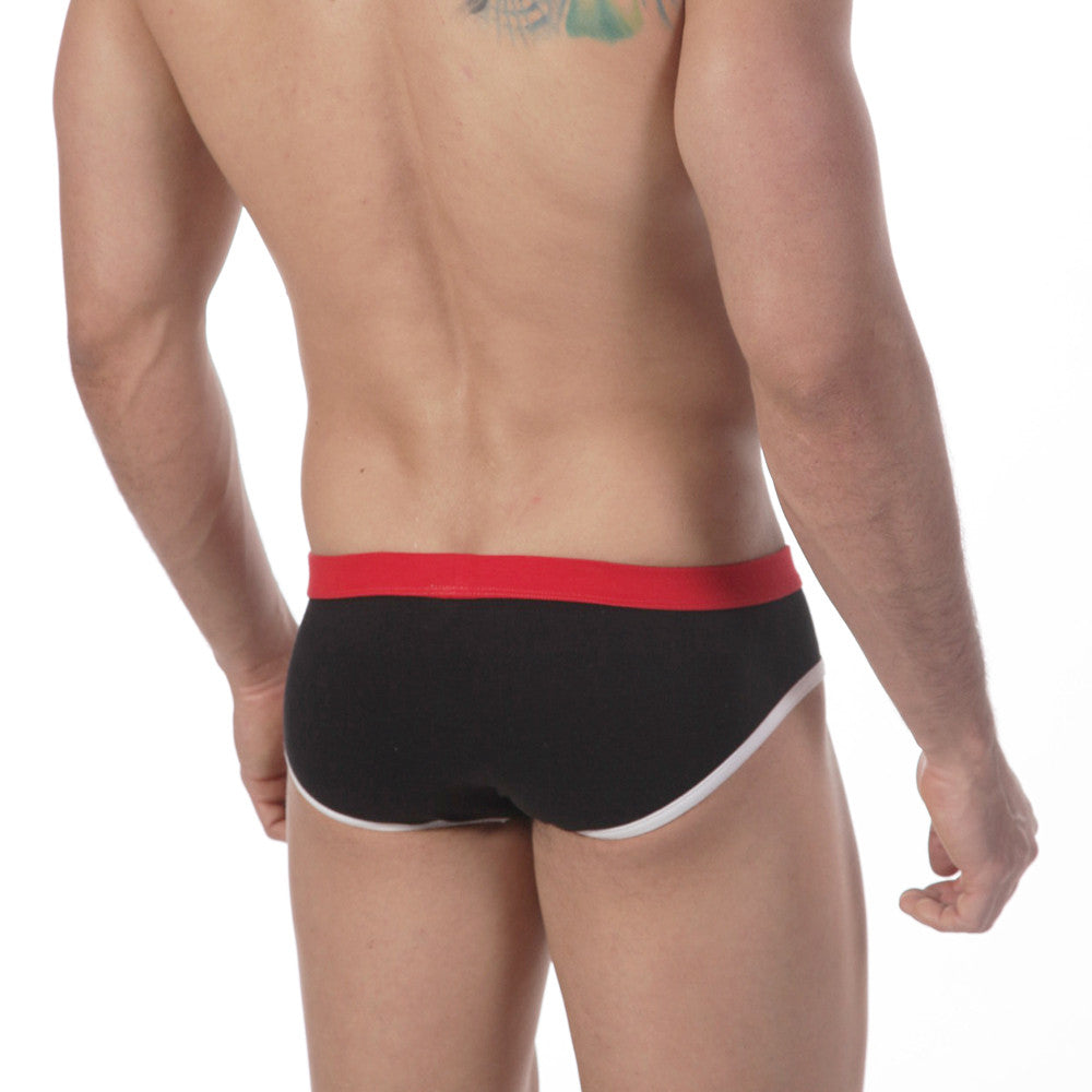 MetroMaleWear Bare Lowrise Brief Black 3403-20