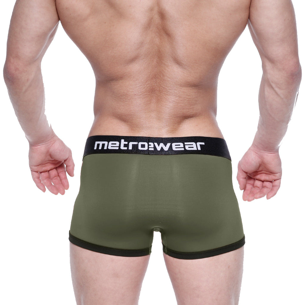 MetroMaleWear Max Bulge Boxer Brief Green 1513-26