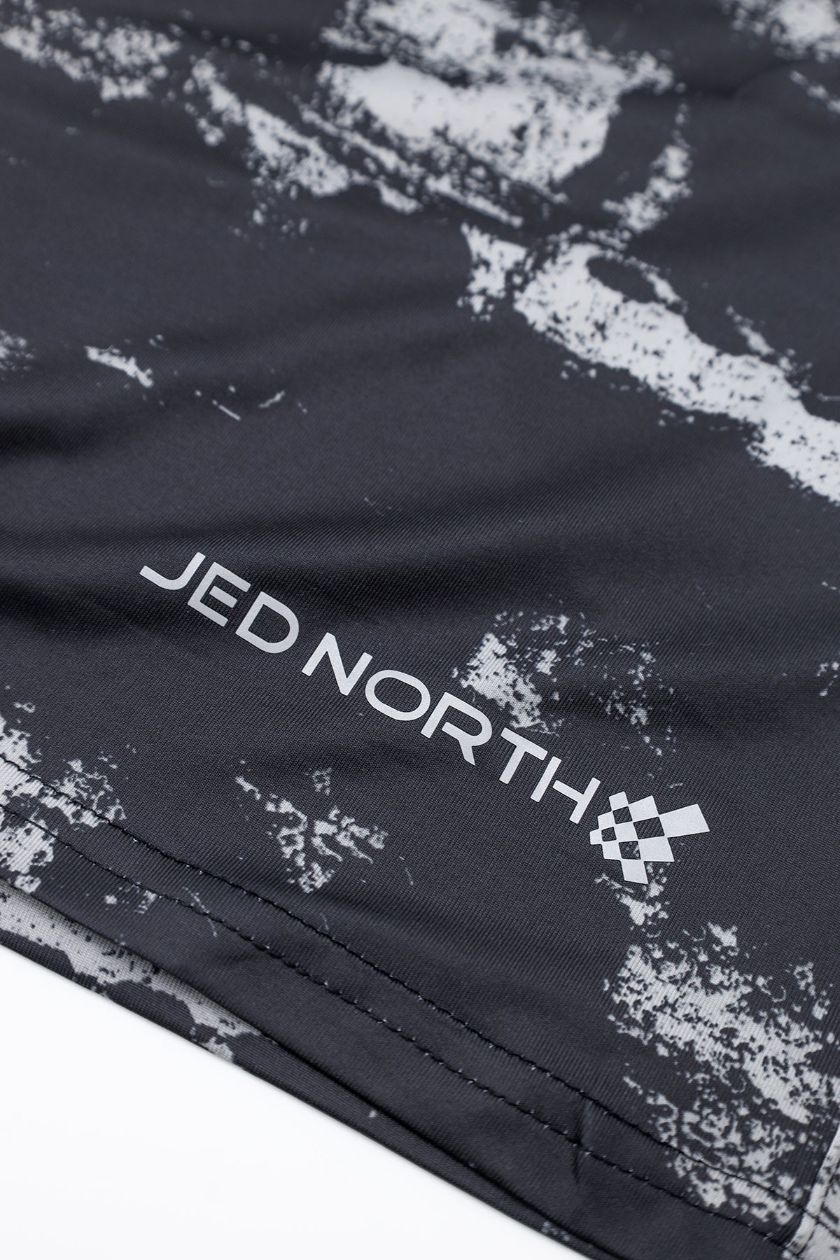 Jed North Men's Agile Bodybuilding 4'' Shorts w Zipper Pockets - Brushed Black