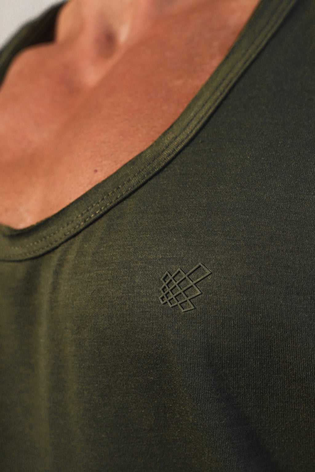 Jed North Men's Vital Raw-Hem Tank Top 2.0 - Green