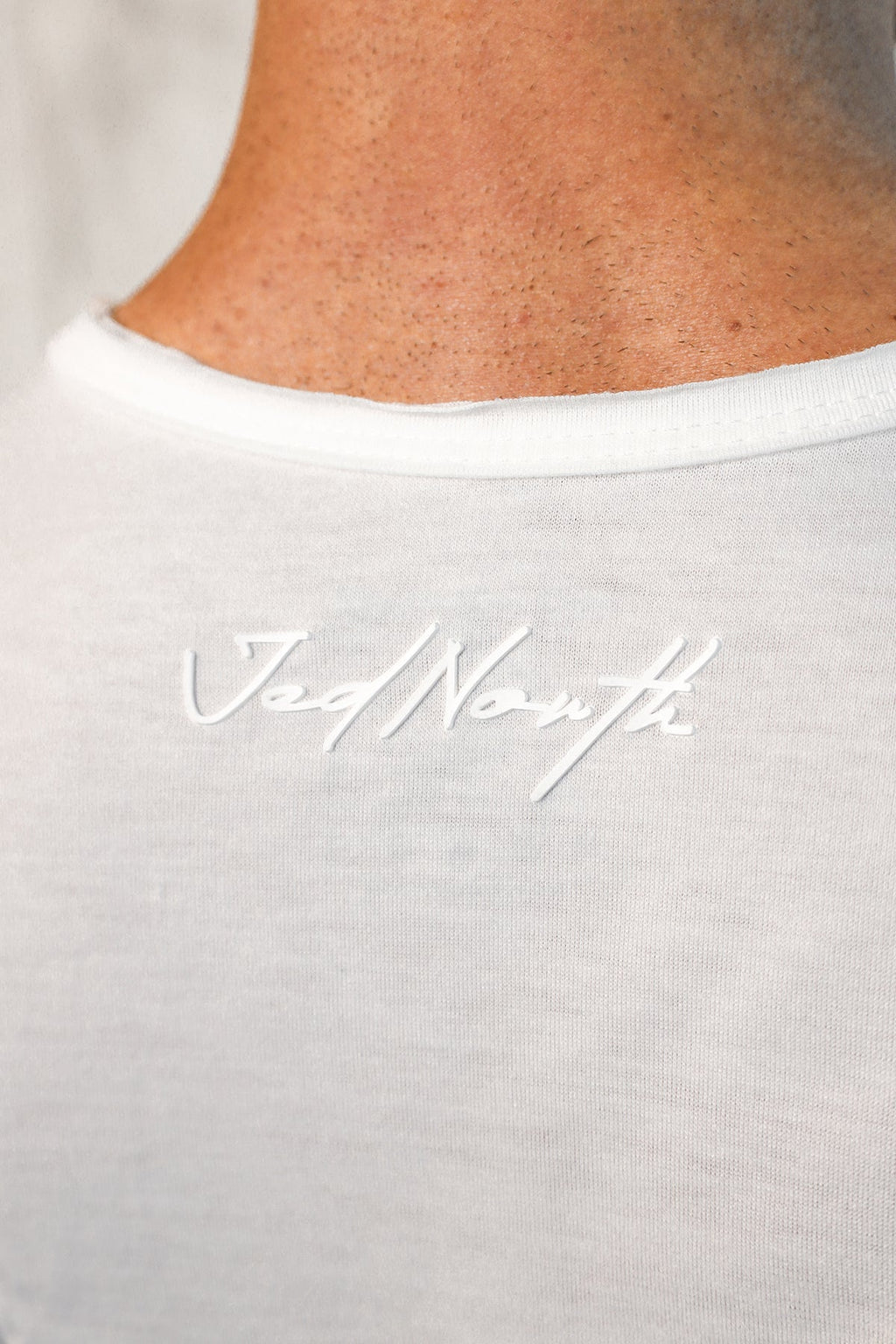 Jed North Men's Vital Raw-Hem Tank Top 2.0 - White