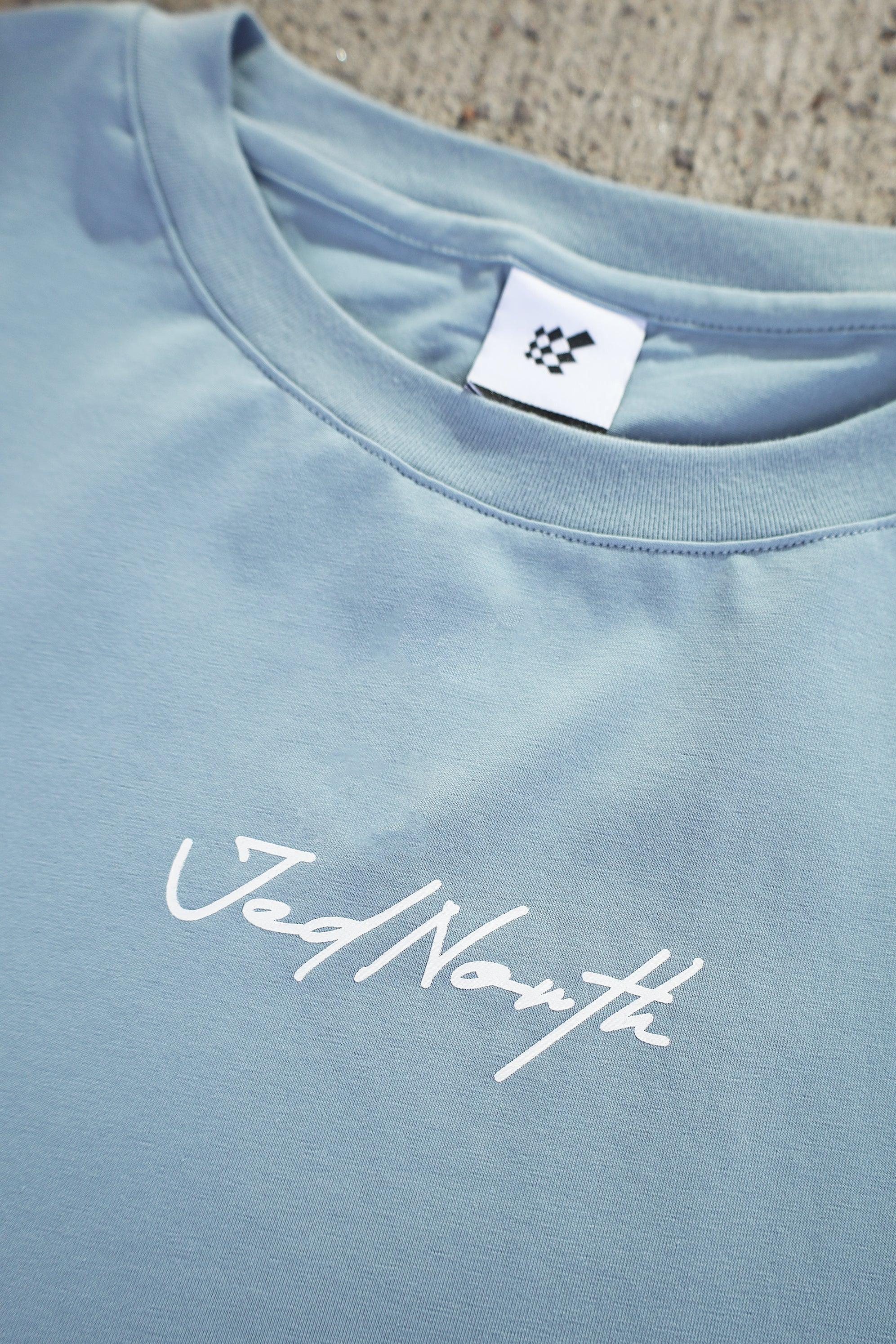 Jed North Energy Oversize-Langarm-T-Shirt 2.0 - Arktisblau