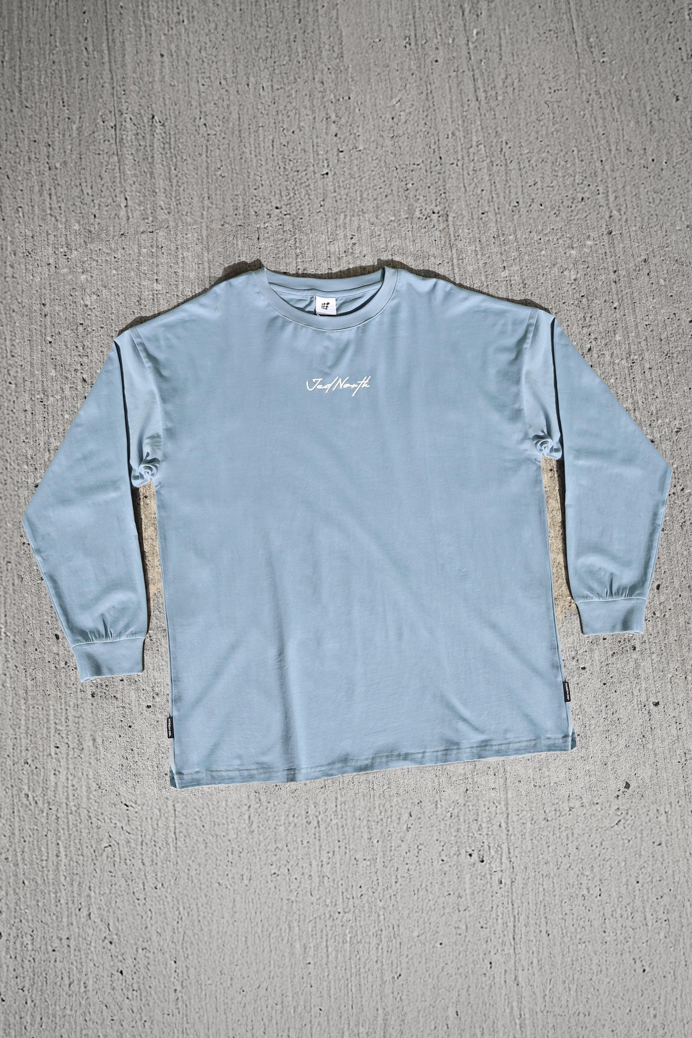 Jed North Energy Oversize-Langarm-T-Shirt 2.0 - Arktisblau