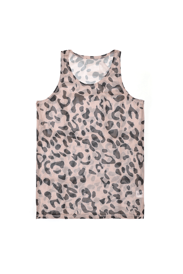 Camiseta sin mangas Greedy - Leopardo