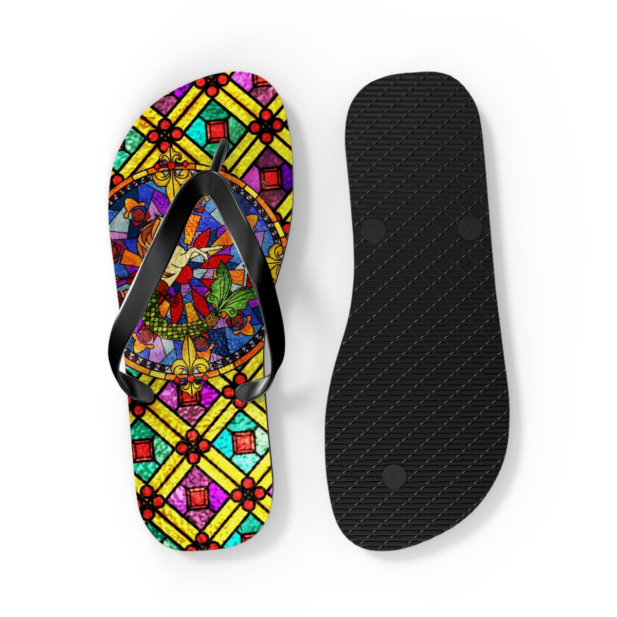 Maris Equi Men's Stained Glass Flip-Flops