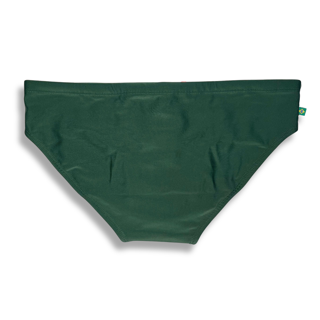 CA-RIO-CA Bonsai Green  Men's Swimming Sunga - Beachwear for Men