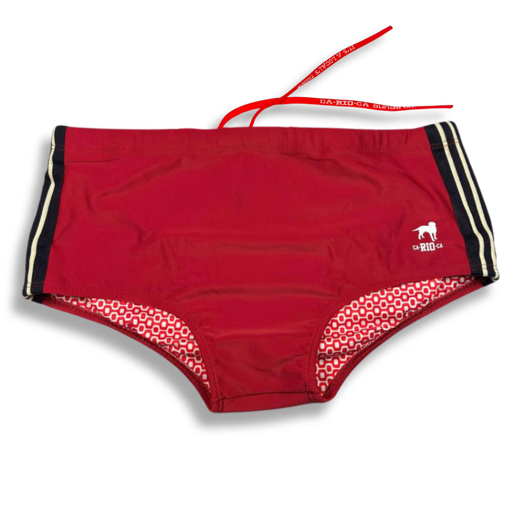 CA-RIO-CA Vermelho Sunga - Designer Swim Shorts