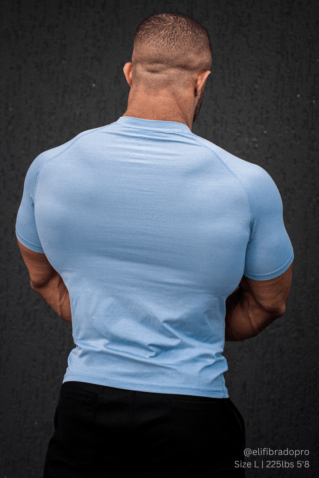 Camiseta de entrenamiento de manga corta Jed North Agile - Azul ártico