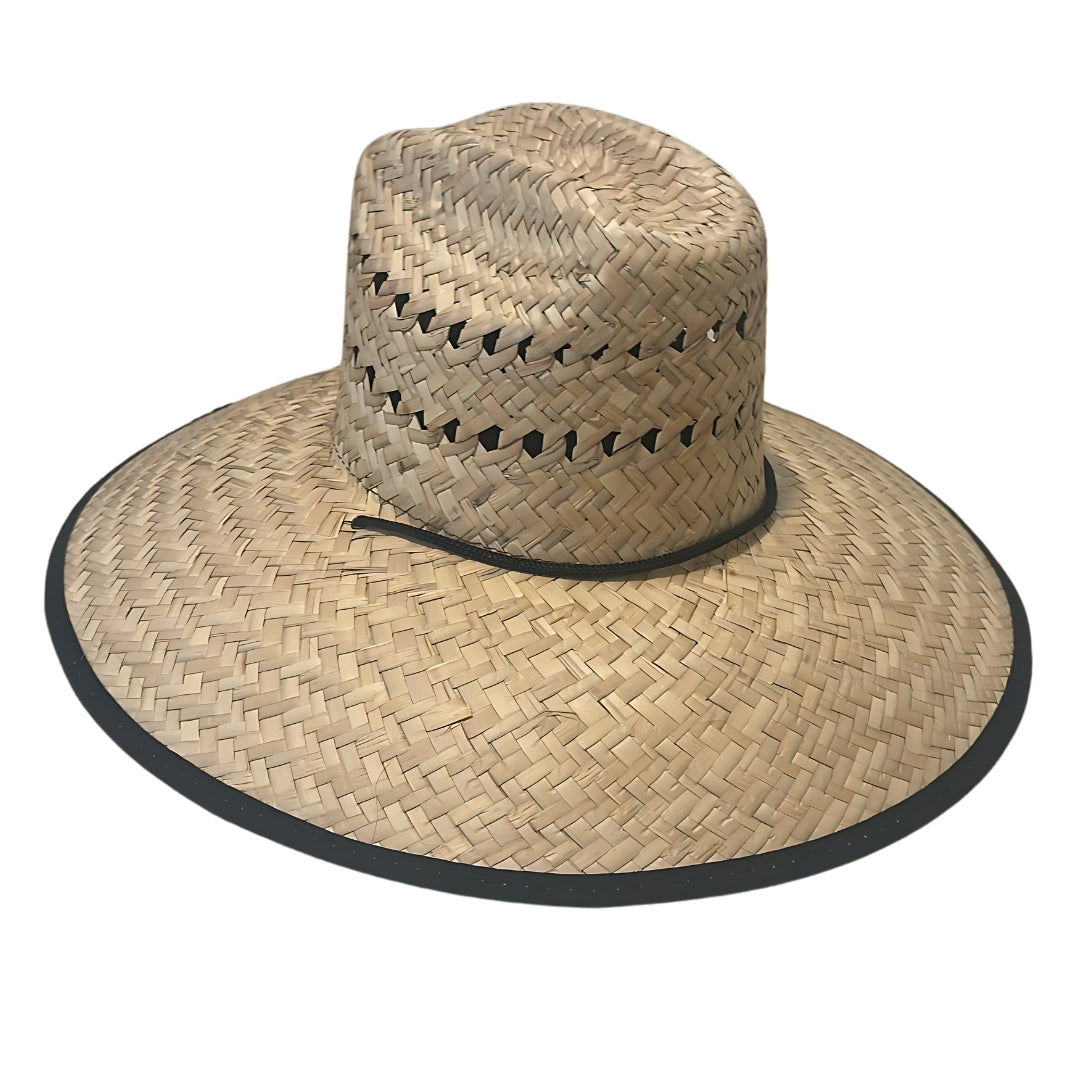 Sombrero salvavidas de paja