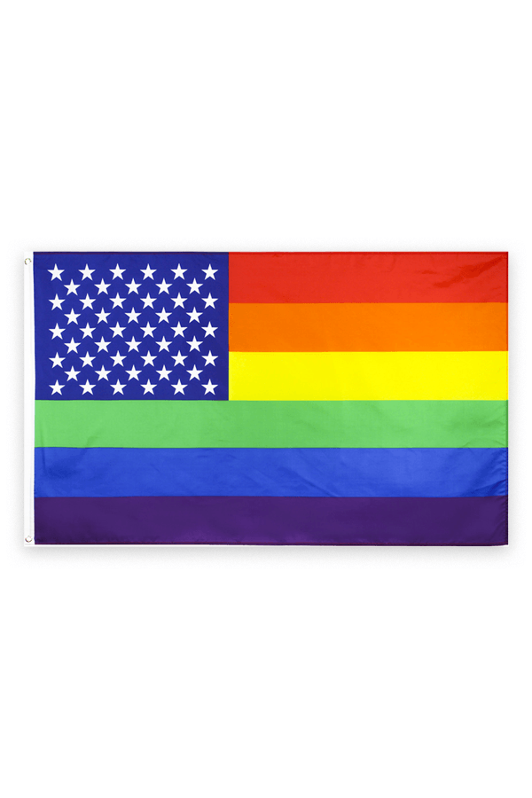 Bandera arcoiris de estados unidos